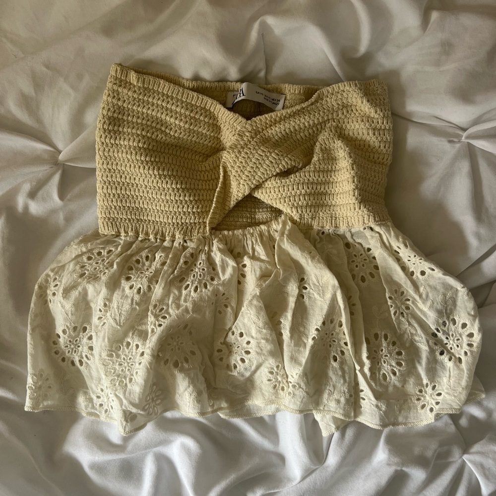 Zara tube top size XS